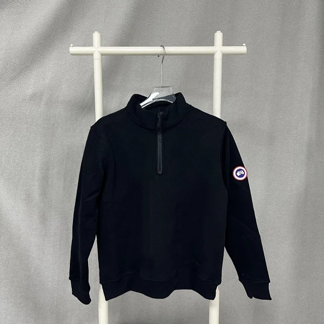 C.P. Company Hoodies & Sweatshirts Quarter-Zip Mock-Neck Sweatshirt with Lens Sleeve Pocket product detail image 6