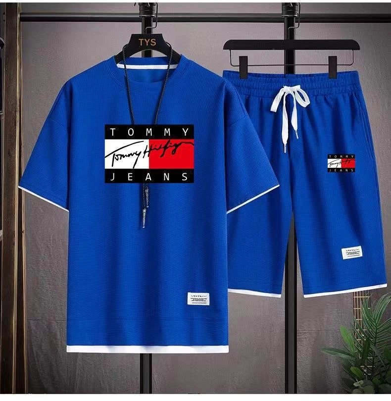 Tommy Hilfiger Matching Sets Short-Sleeve T-Shirt and Drawstring Shorts Set — BB-002