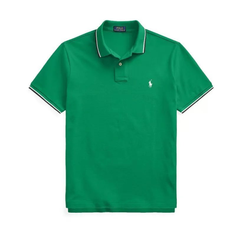 Polo Ralph Lauren Shirt Small Pony Tipped Green