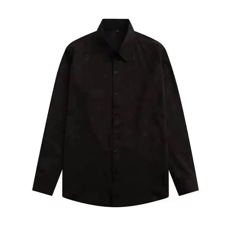Dior Shirts Long-sleeve logo-print button-up shirt — 24