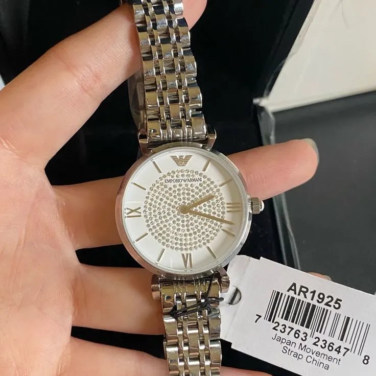 Unbranded Watches Brake-disc dial design with metal link bracelet — BB-026