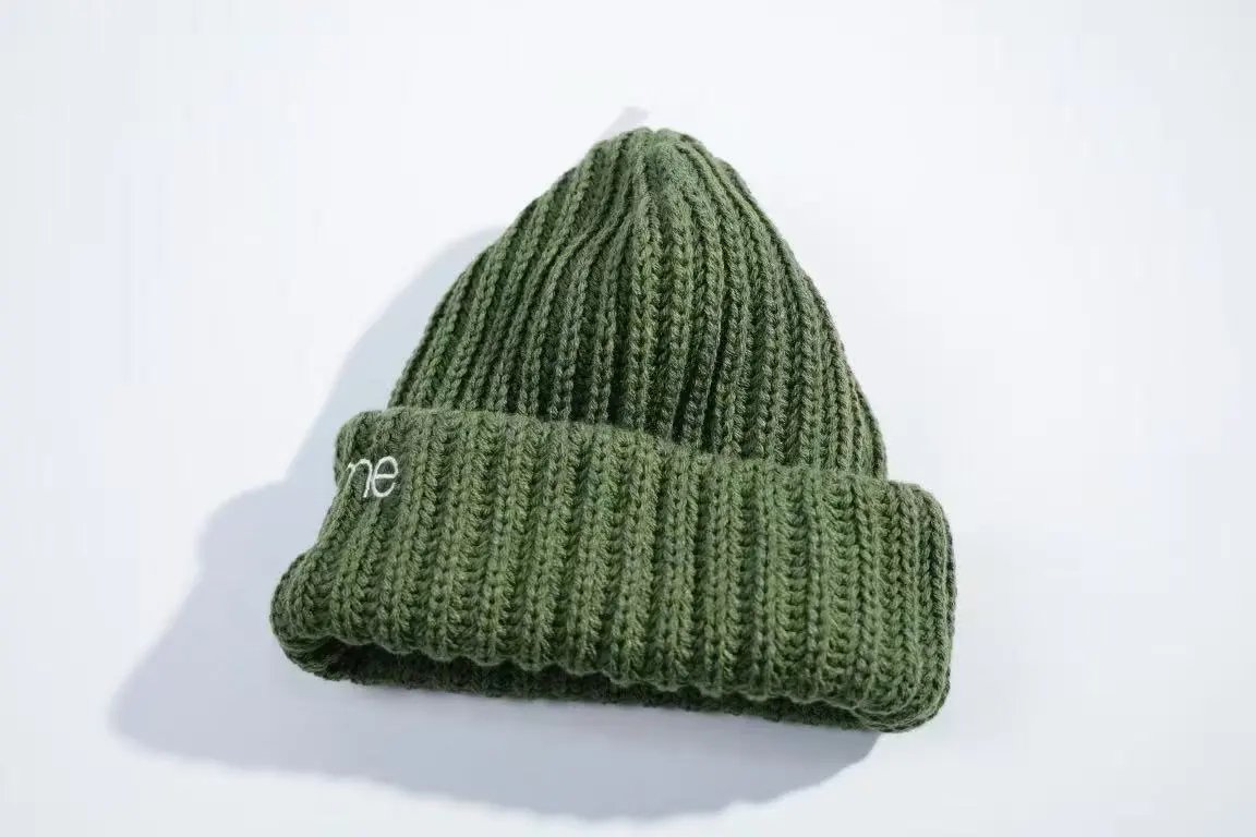 Supreme Embroidered Logo Beanie Black - 20