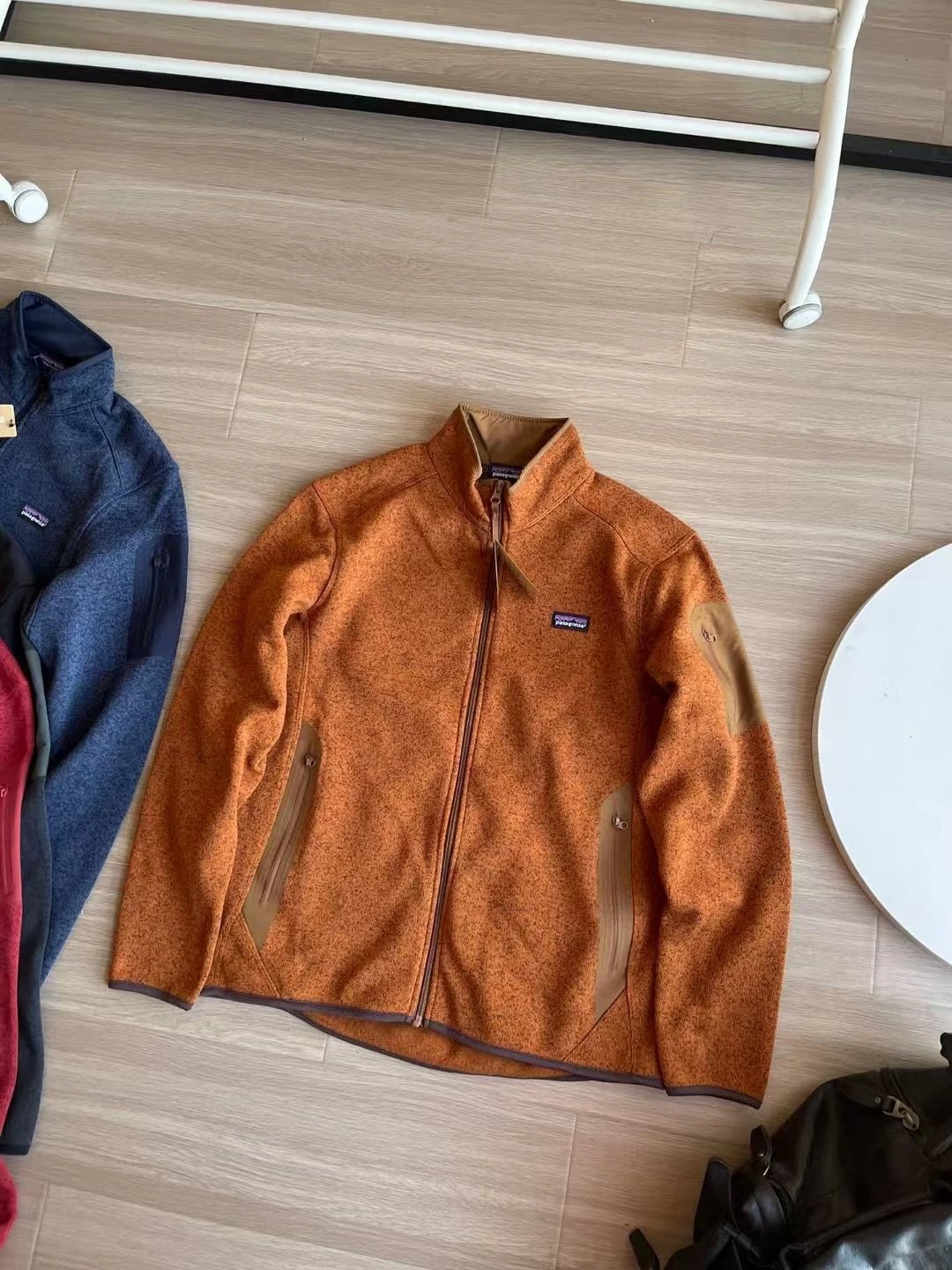 Patagonia Jackets Full-Zip Fleece Jacket with Stand Collar — BB7