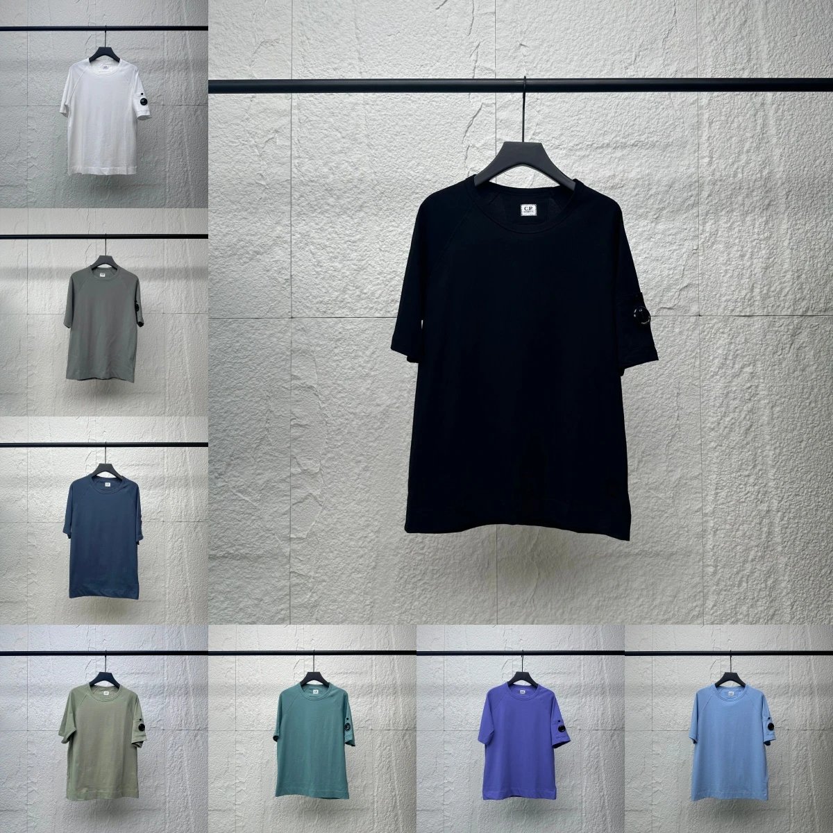 C.P. Company T-Shirts Lens sleeve pocket raglan T-shirt image 1