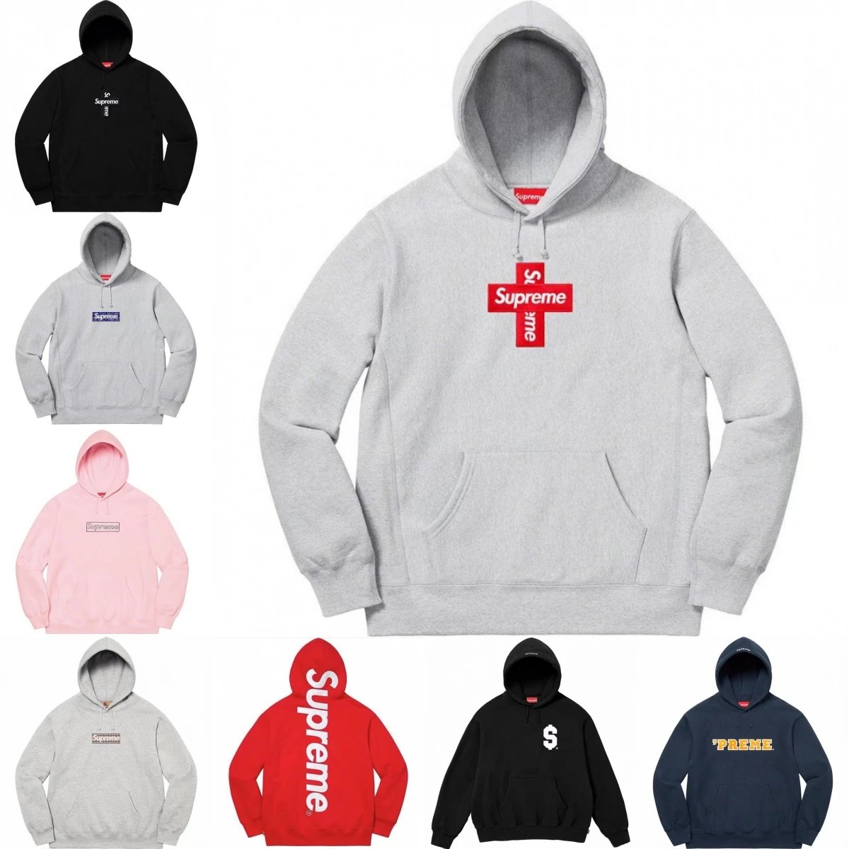 Supreme Cross Hoodie [40 styles]