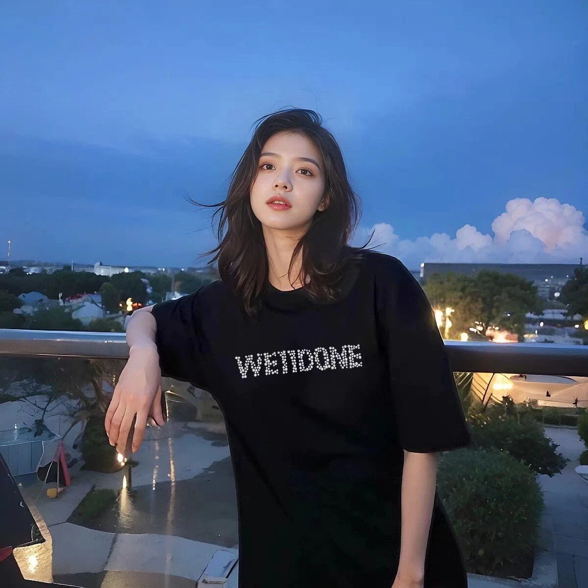 Design Wetdone 1506 Graphic Print White T-Shirt T-Shirts - 4