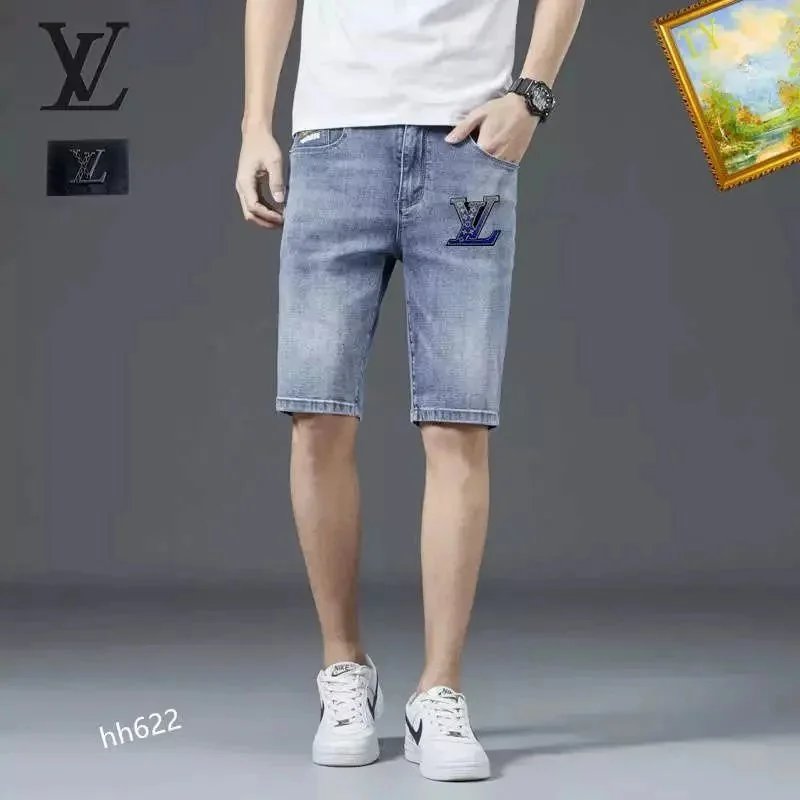 Moncler Shorts Distressed denim with patches image 5
