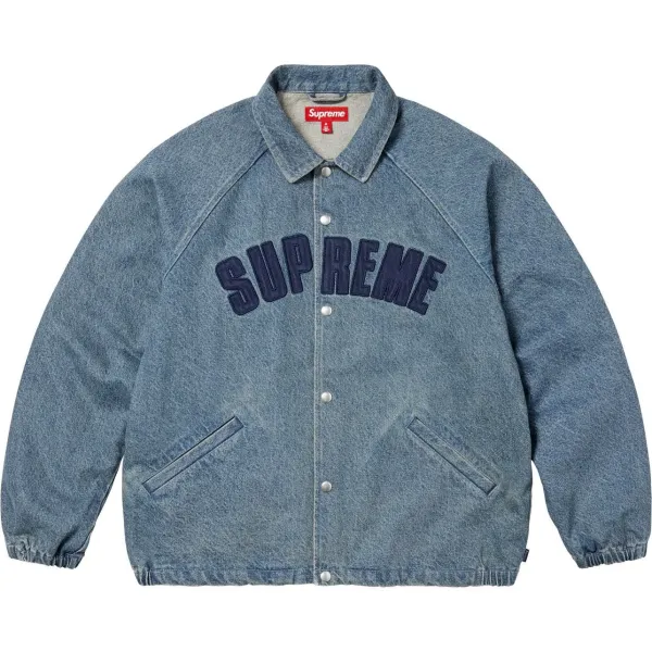 Supreme Hooded Field Jacket Navy Blue Outerwear - 44