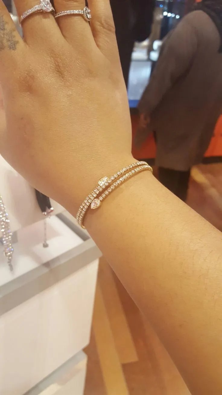 Tiffany & Co. Jewelry Bracelet assortment with crystal, heart and charm designs image 5