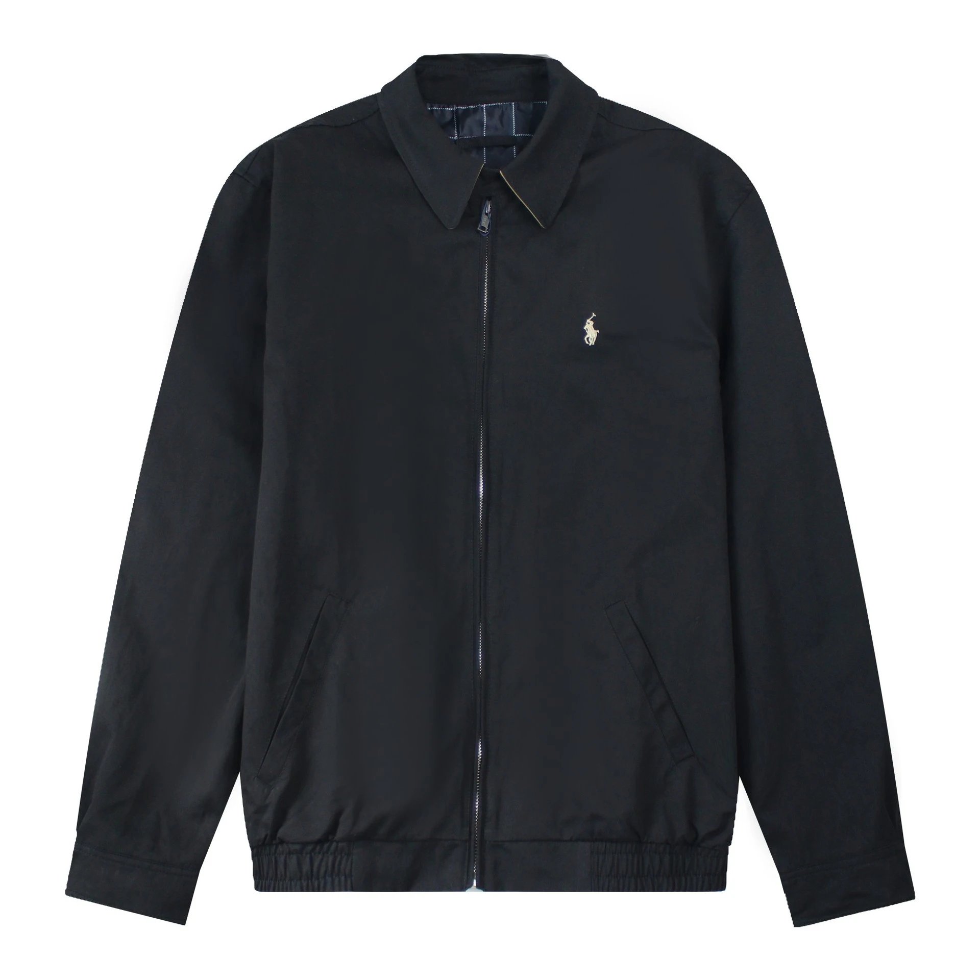 Polo Ralph Lauren Jackets Zip-Front Collared Jacket — 19 black