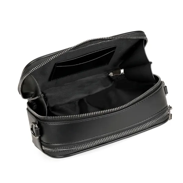 Coach Camera Bag Beige and Black Crossbody Bag - 23