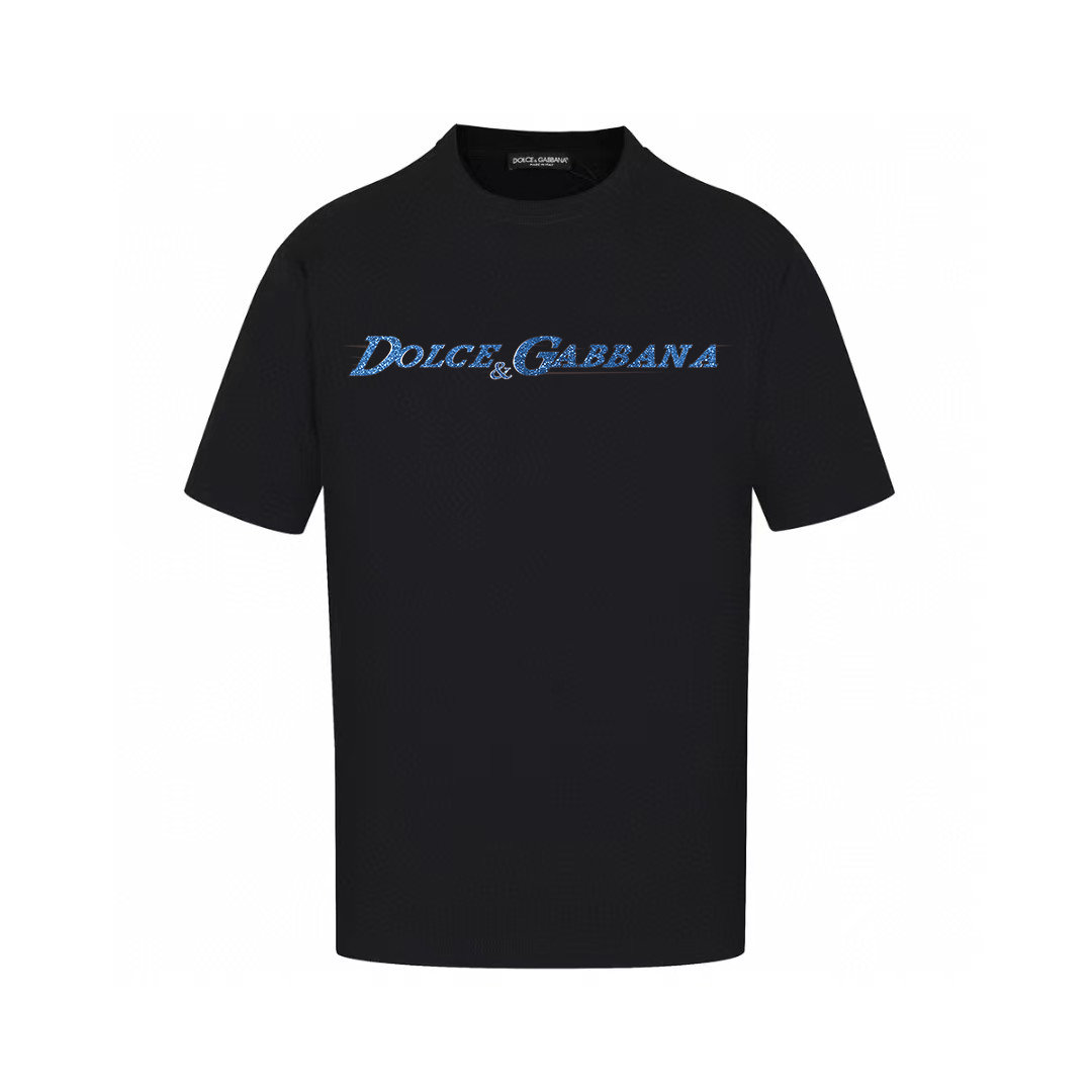 Dolce & Gabbana T-Shirts Graphic Print Crew Neck — AM-002