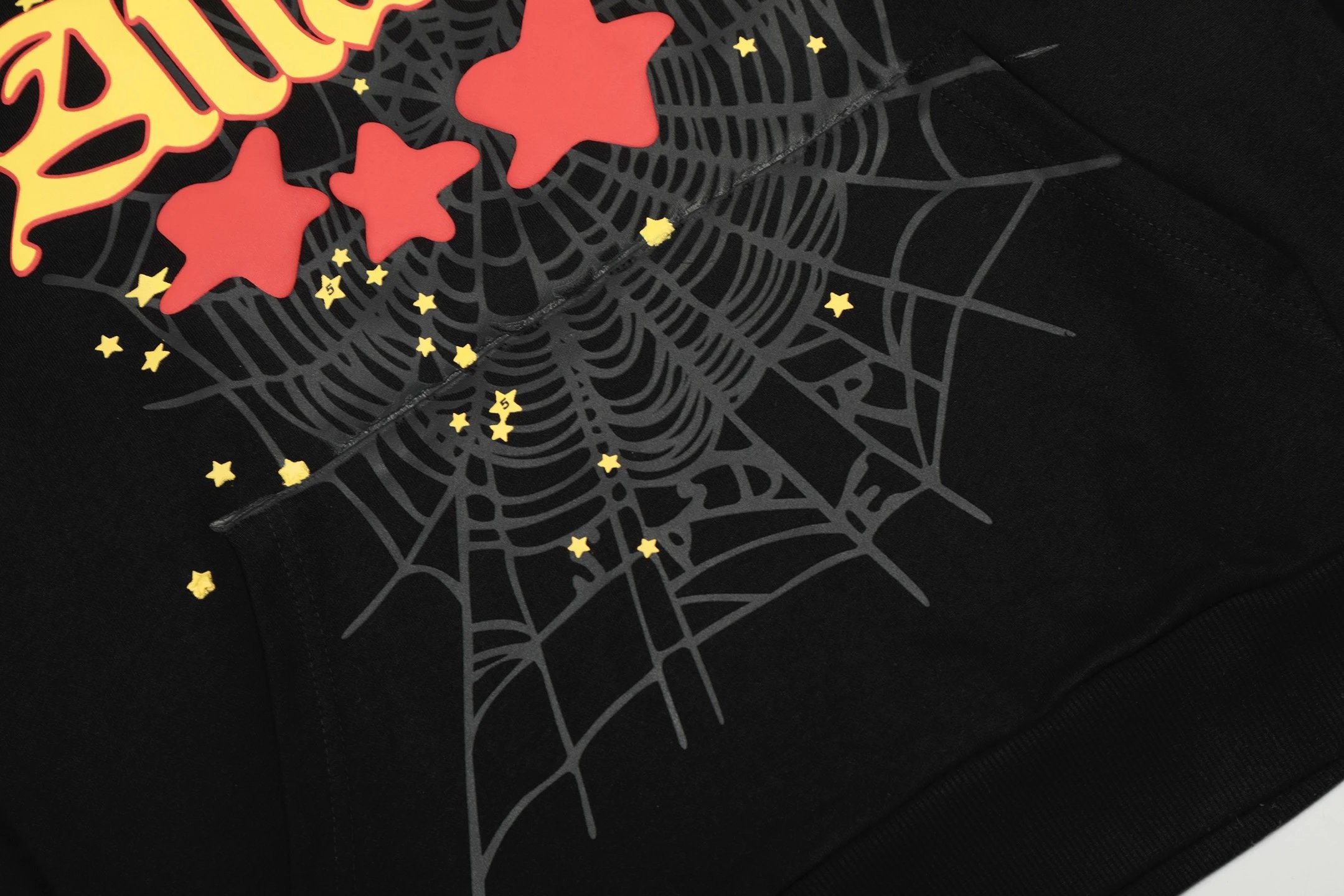 Sp5der Hoodies & Sweatshirts Spiderweb Print Pullover Hoodie image 8