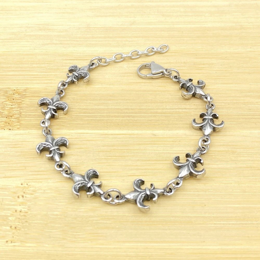 Unbranded Jewelry Silver-Tone Cross Motif Bracelets — BB-001