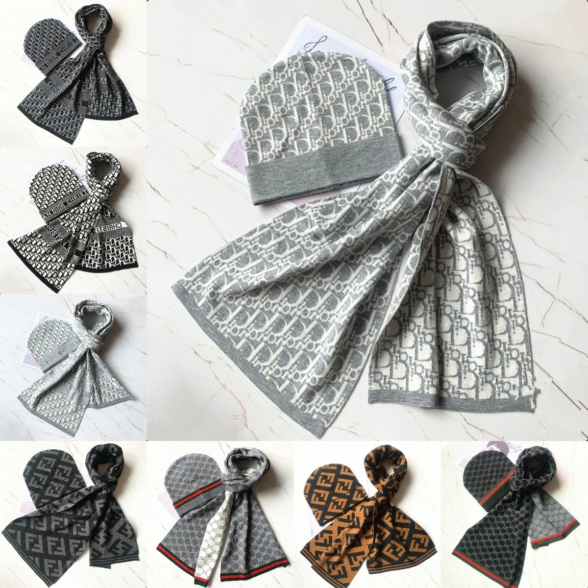 Dior Oblique Scarf Hat [18 sty