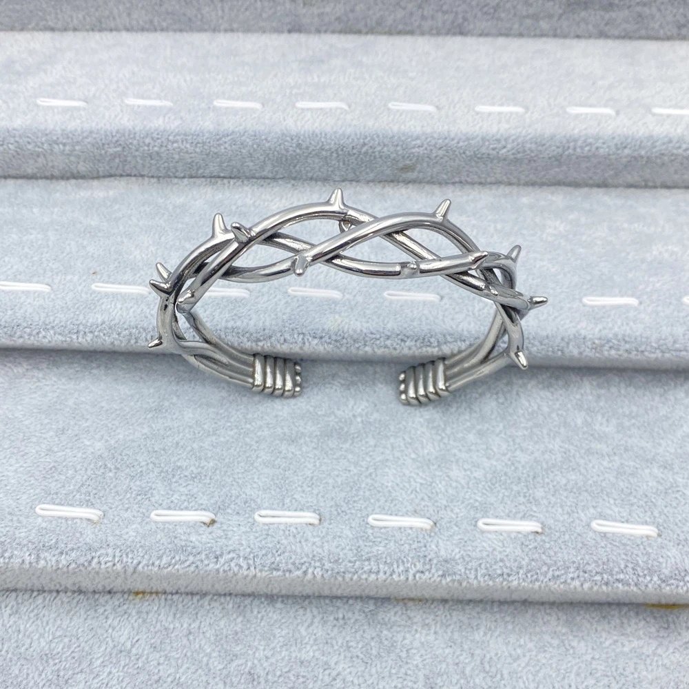 Unbranded Jewelry Silver-Tone Cross Motif Bracelets image 4