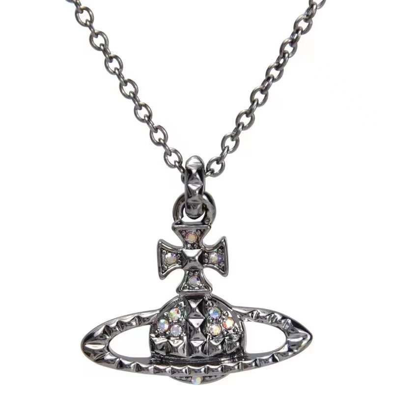 Unbranded Jewelry Orb and Cross Pendant Necklace image 5