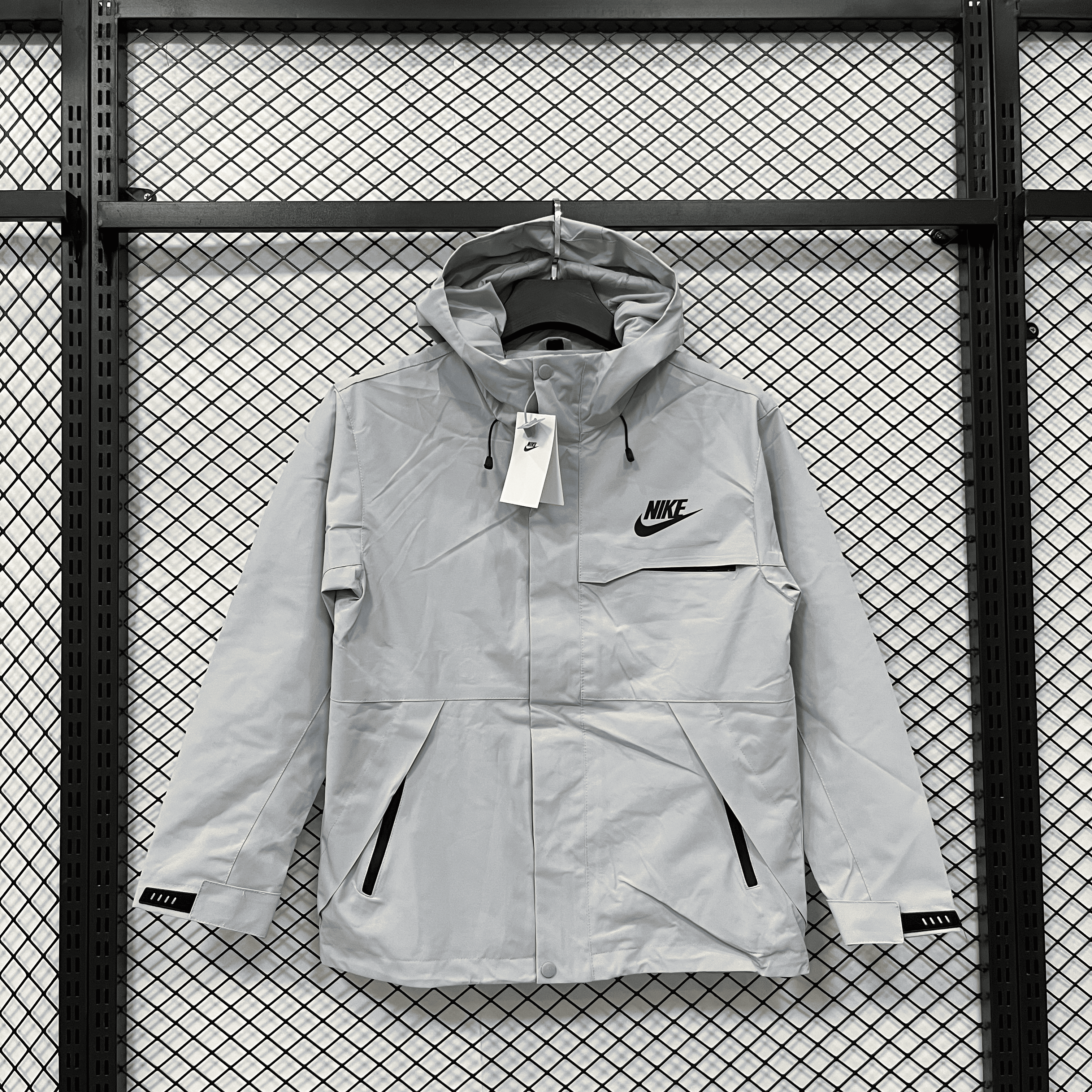 Nike Jackets Hooded zip jacket with pockets — 24