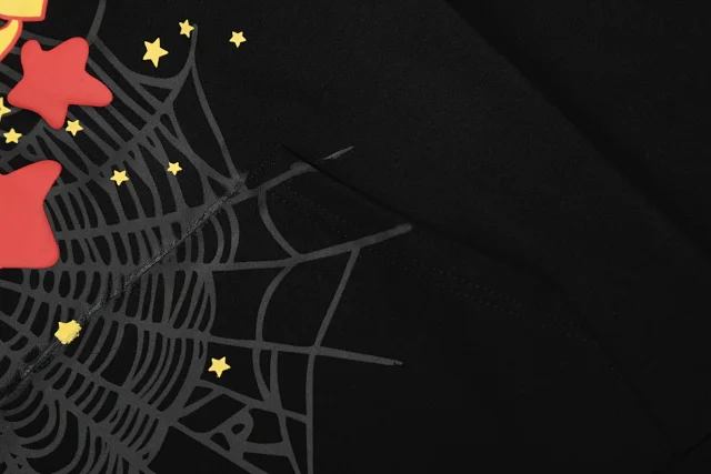 Sp5der Hoodies & Sweatshirts Spiderweb Print Pullover Hoodie product detail image 20