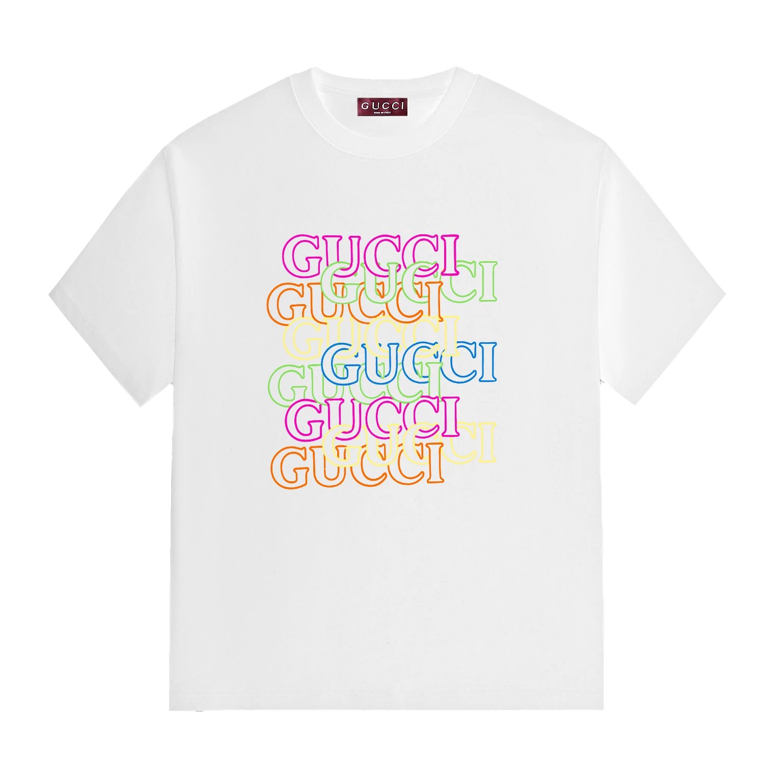 Gucci T-Shirts Logo-print crewneck T-shirt — AM-022
