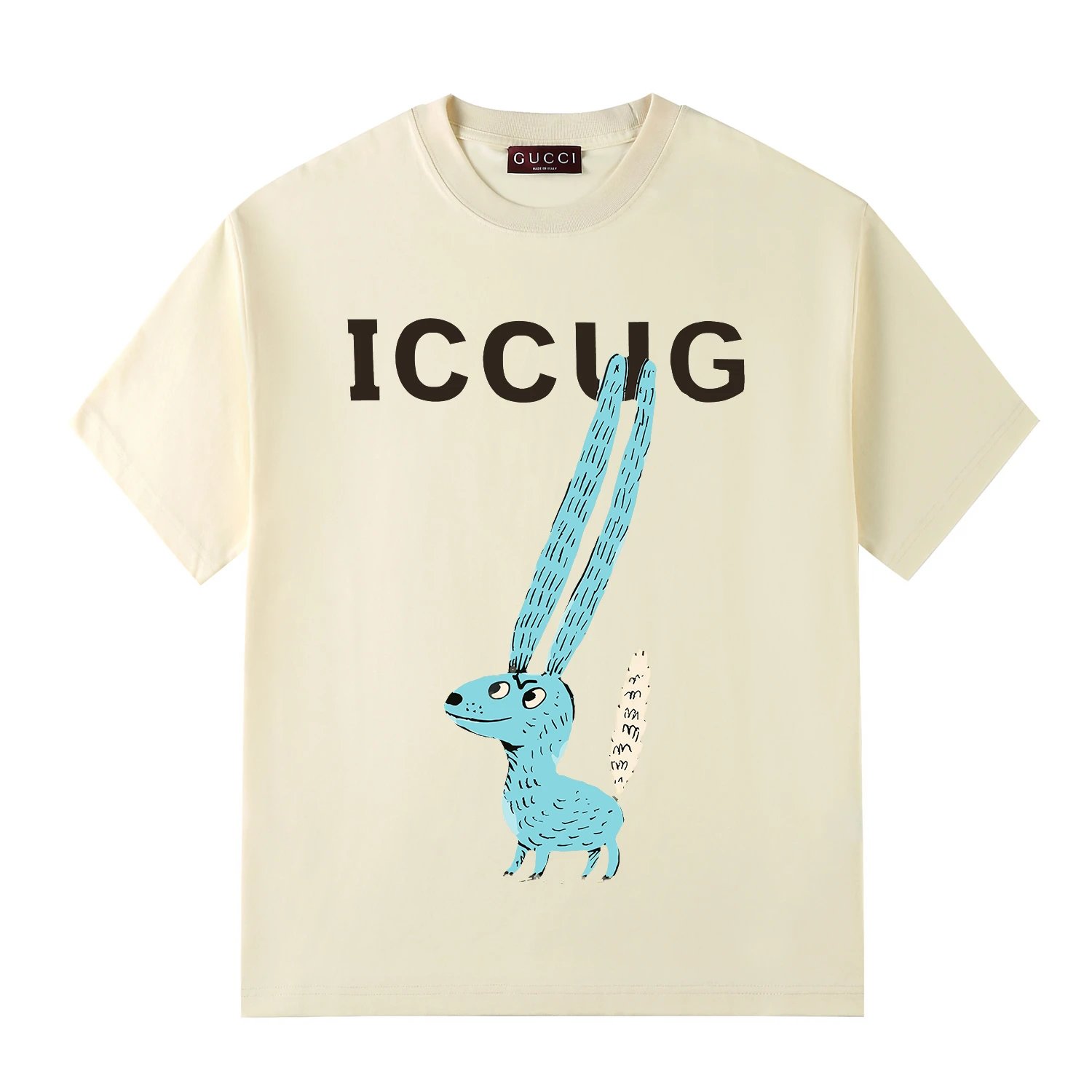 Gucci T-Shirts Logo-print crewneck T-shirt — AM-029