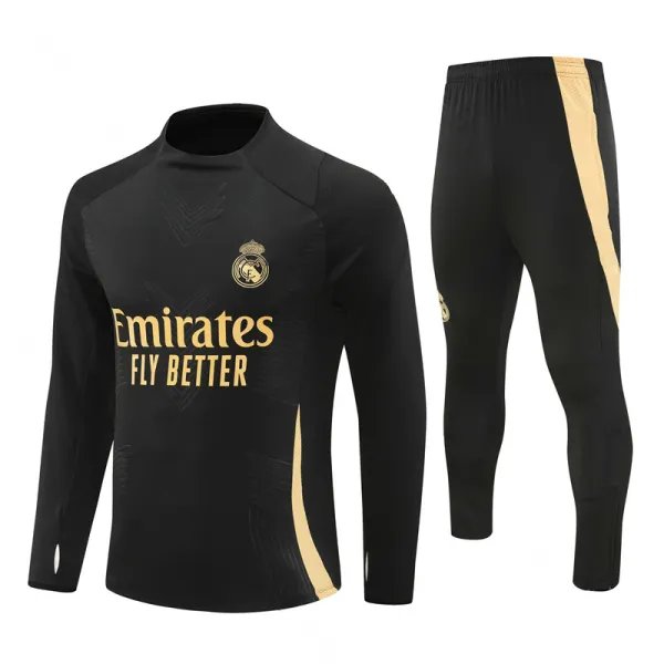 Real Madrid Training Set Black Gold Activewear - 1