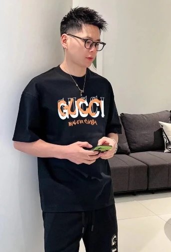 Gucci T-Shirts Logo-print crewneck T-shirt image 3
