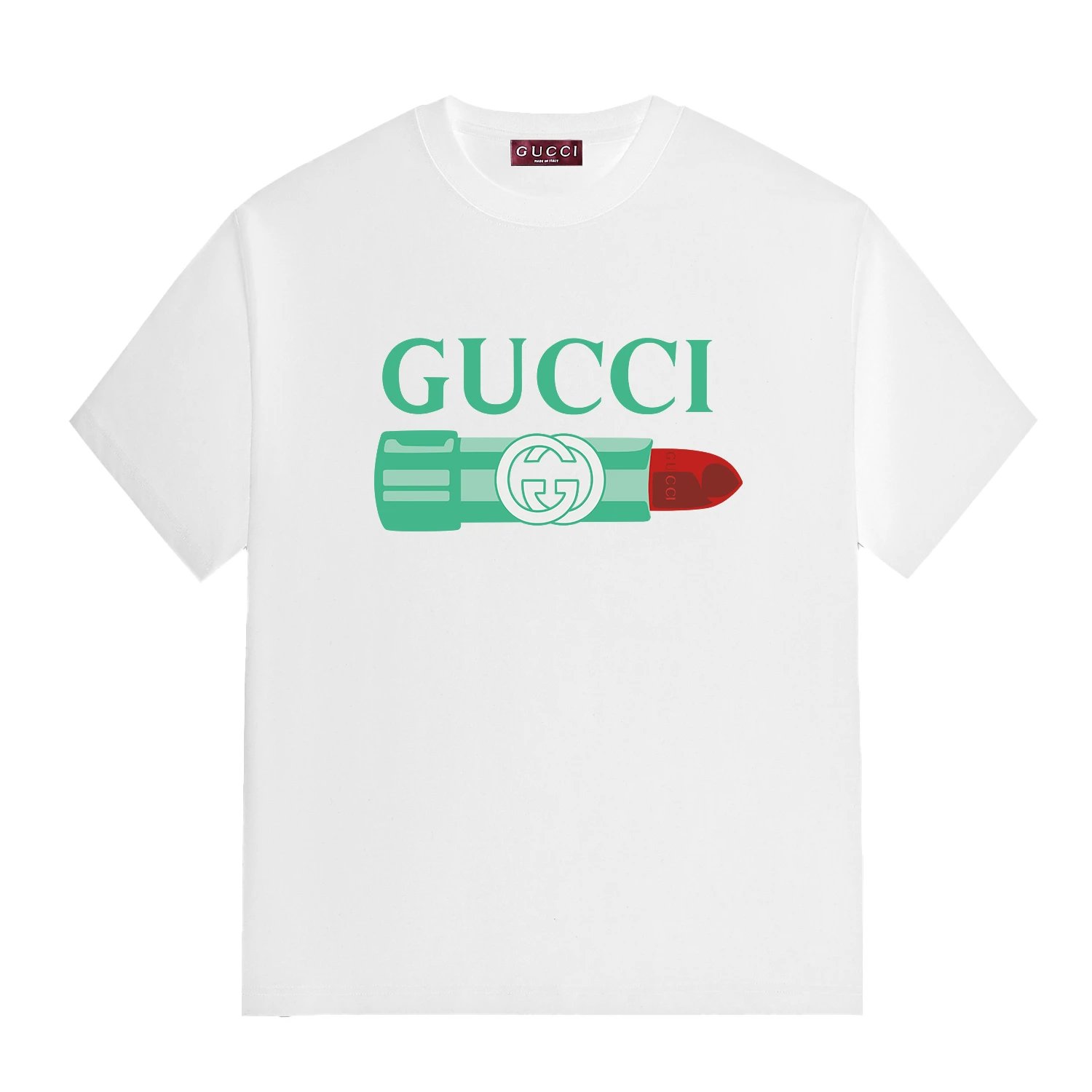 Gucci T-Shirts Logo-print crewneck T-shirt — AM-027
