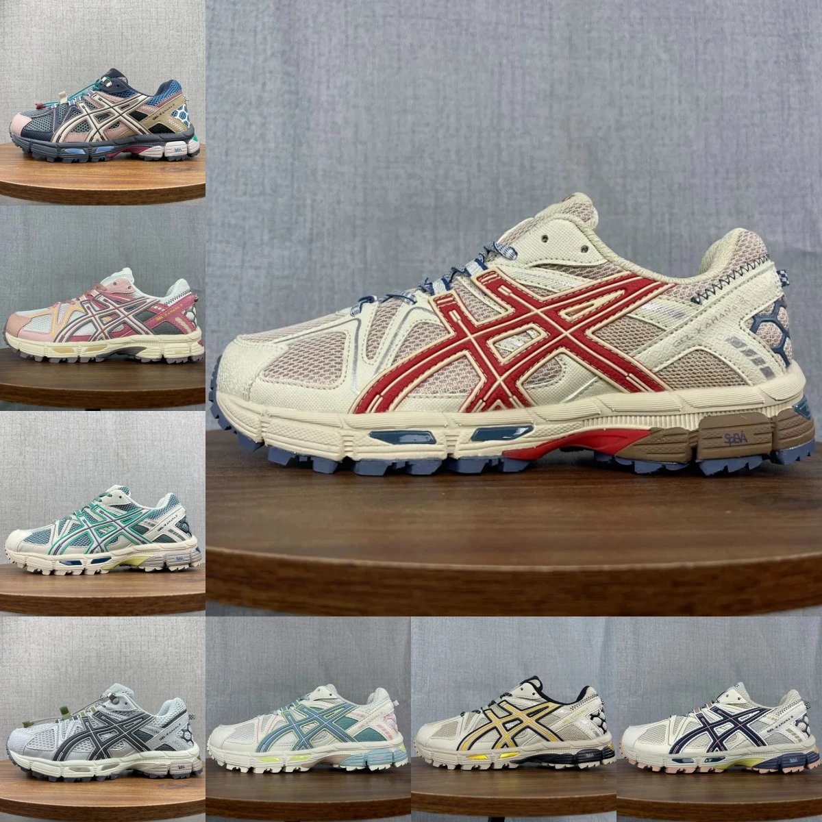 Asics Gel Kinsei 5 White Red Running Shoes