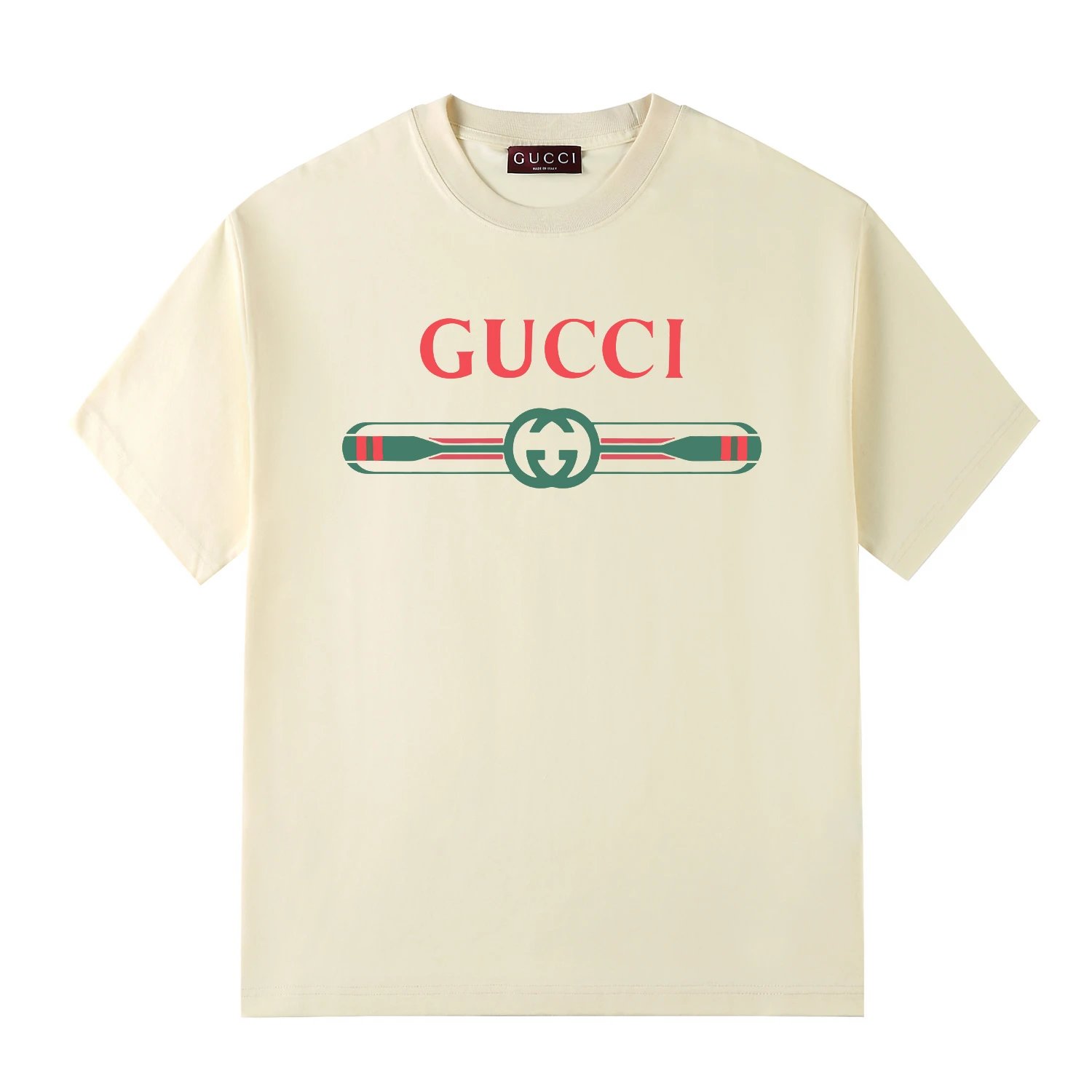 Gucci T-Shirts Logo-print crewneck T-shirt — AM-035