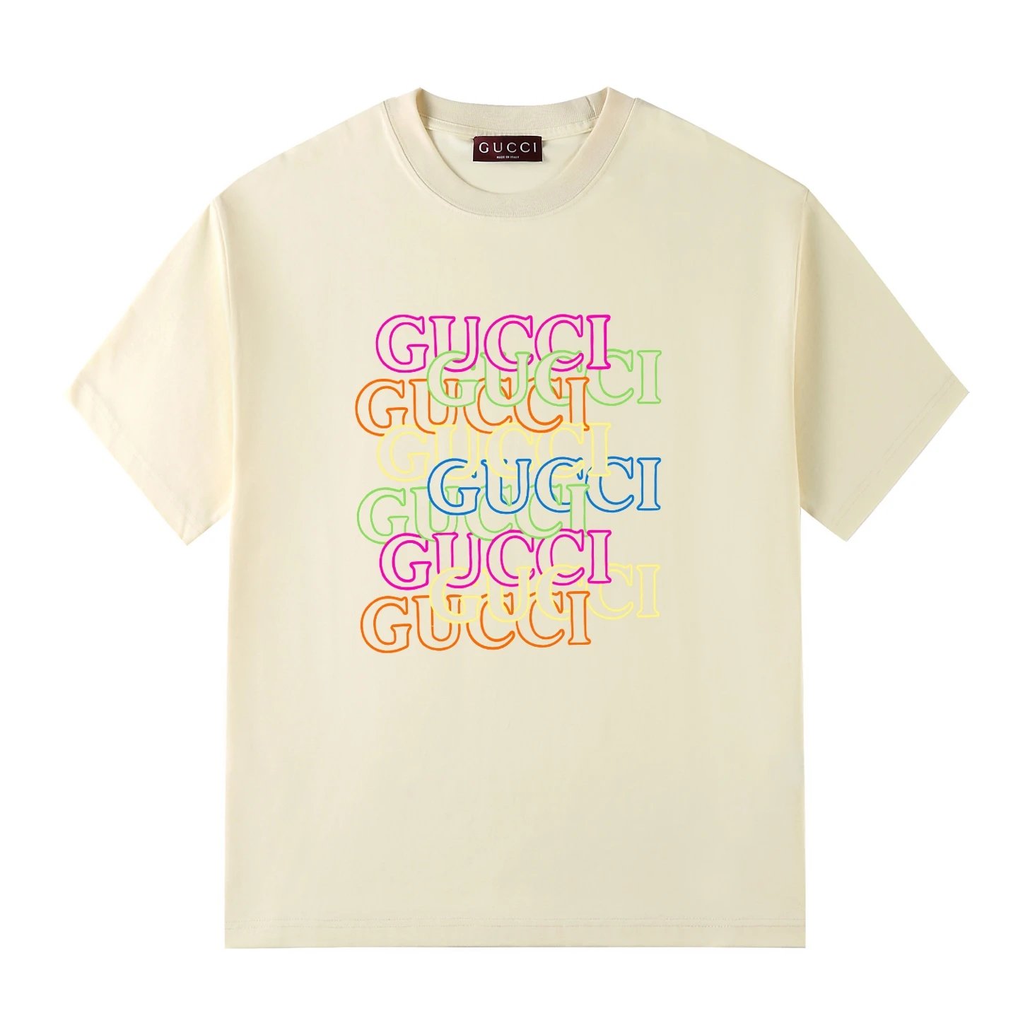 Gucci T-Shirts Logo-print crewneck T-shirt — AM-024