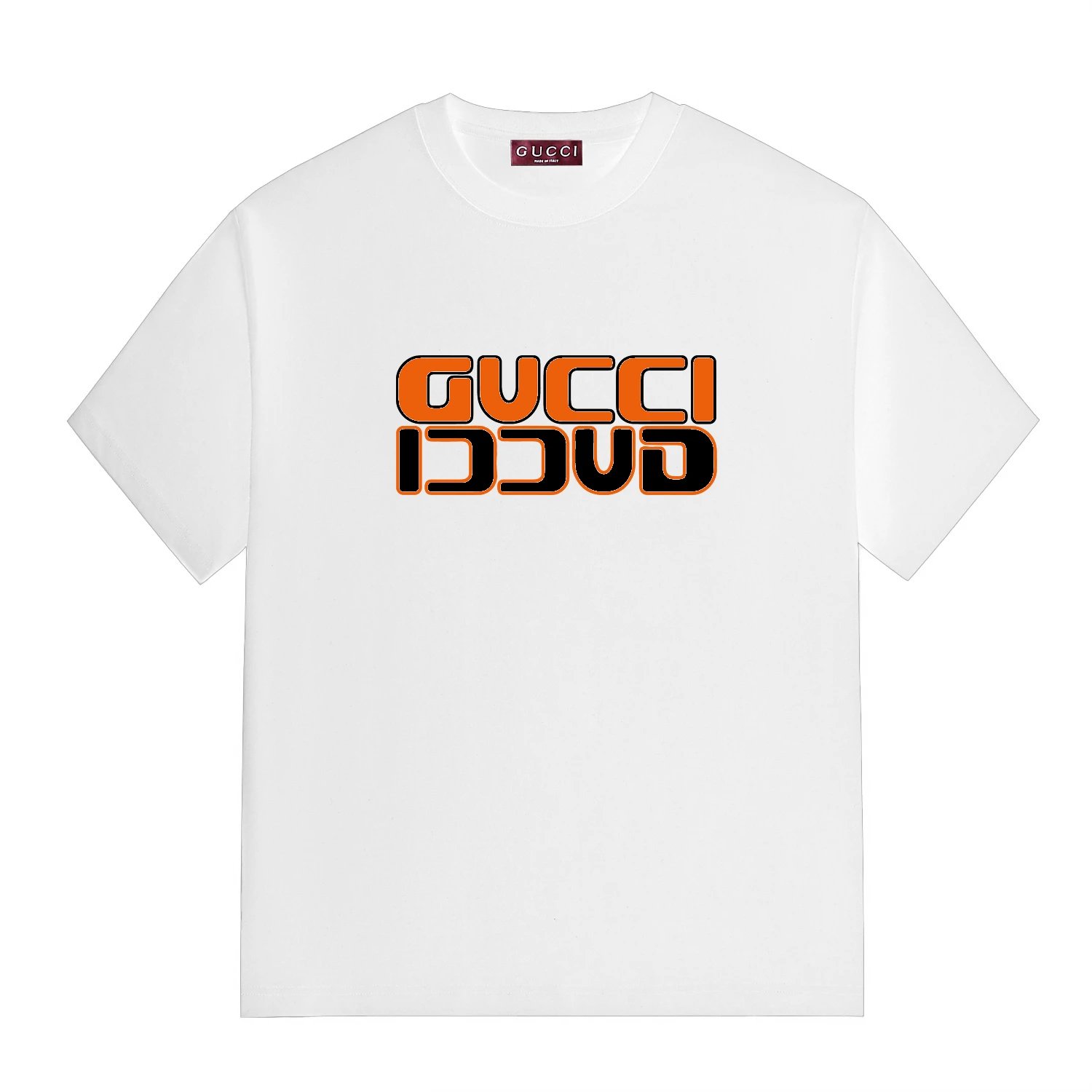 Gucci T-Shirts Logo-print crewneck T-shirt — AM-008