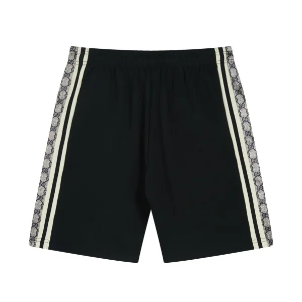 Design Give Embroidered Sweat Shorts Black - 27