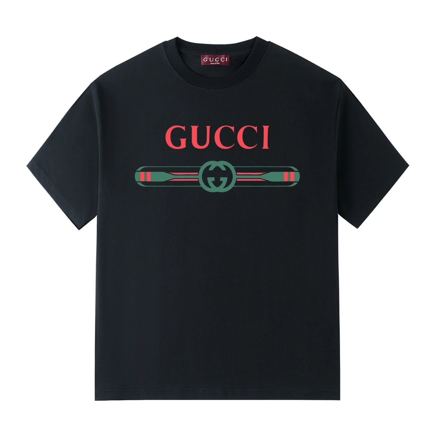 Gucci T-Shirts Logo-print crewneck T-shirt — AM-034