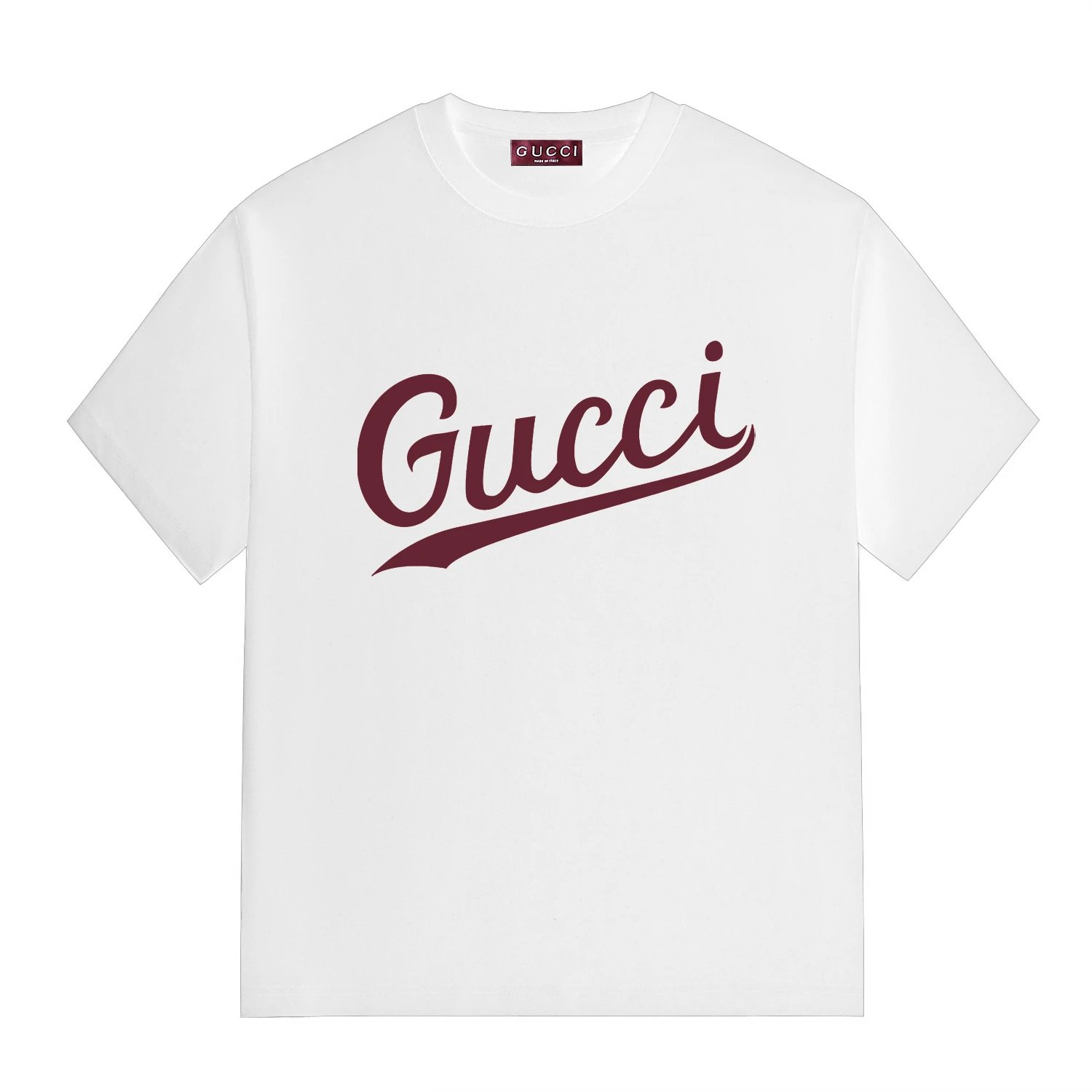 Gucci T-Shirts Logo-print crewneck T-shirt — AM-005