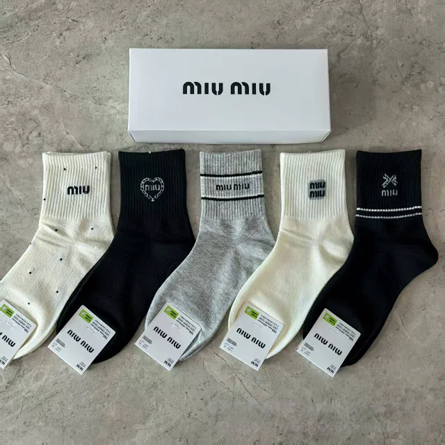 lululemon Socks Logo Crew Multipack product detail image 35