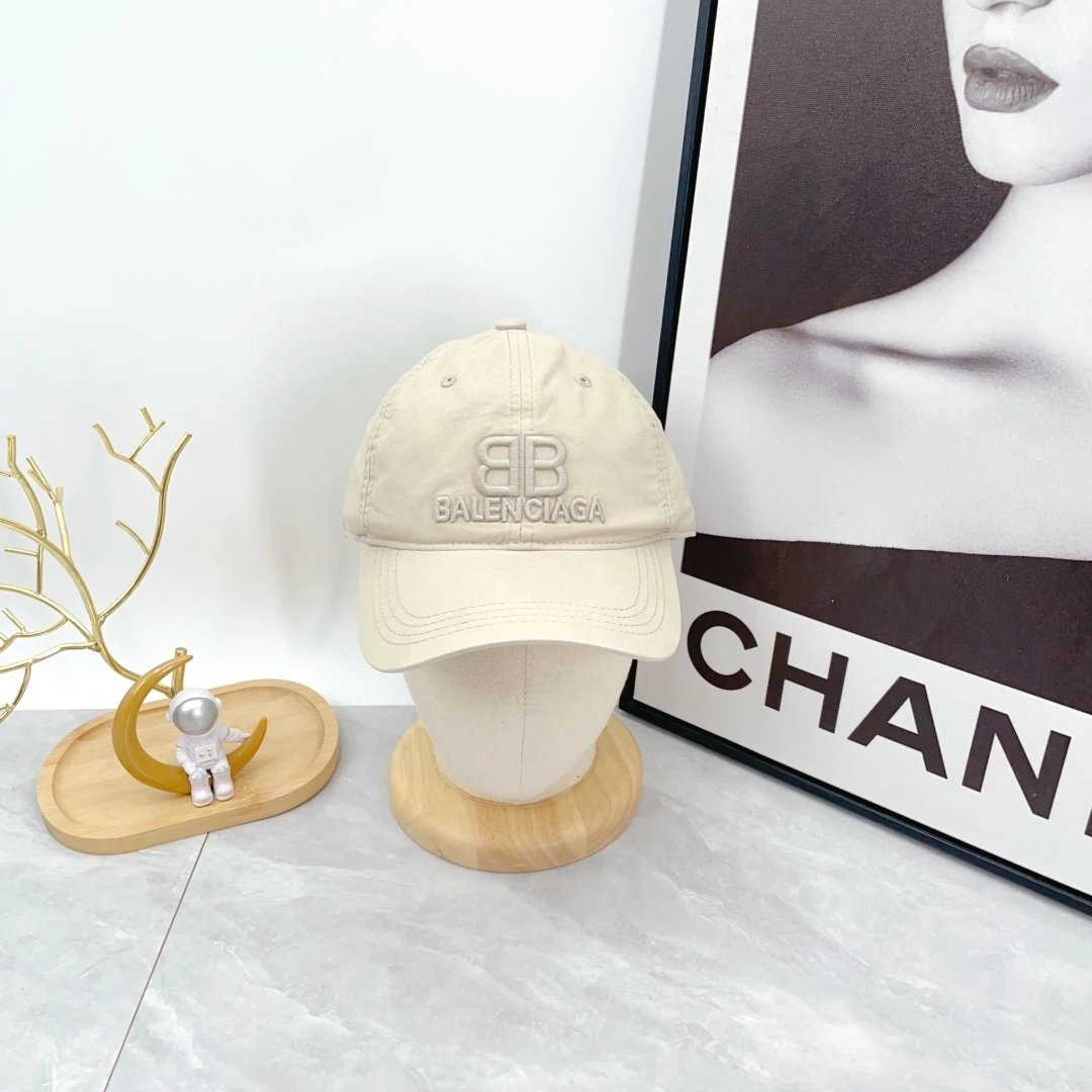 Balenciaga Hats Embroidered BB Logo Baseball Cap — XZ-016