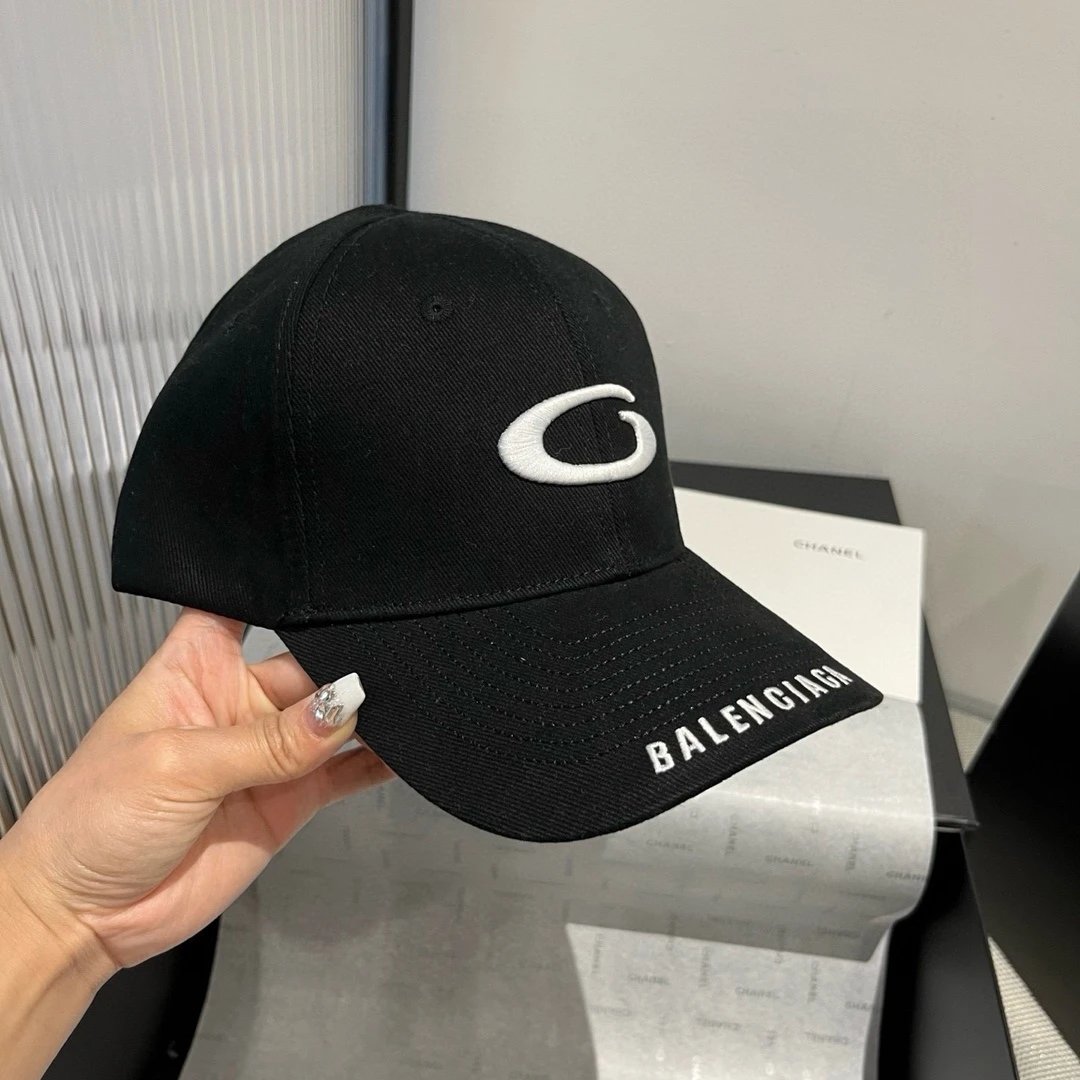 Balenciaga Hats Embroidered BB Logo Baseball Cap — XZ-023
