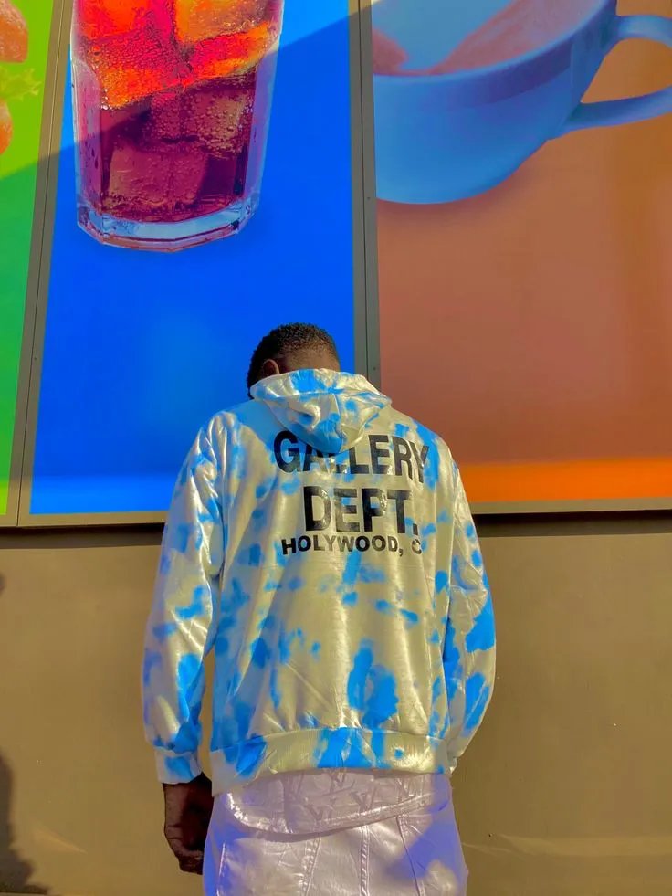 Gallery Dept. Tie-Dye Logo-Print Hoodie and Sweatpants Set image 3