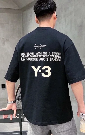 Y-3 T-Shirts Logo Print product detail image 4