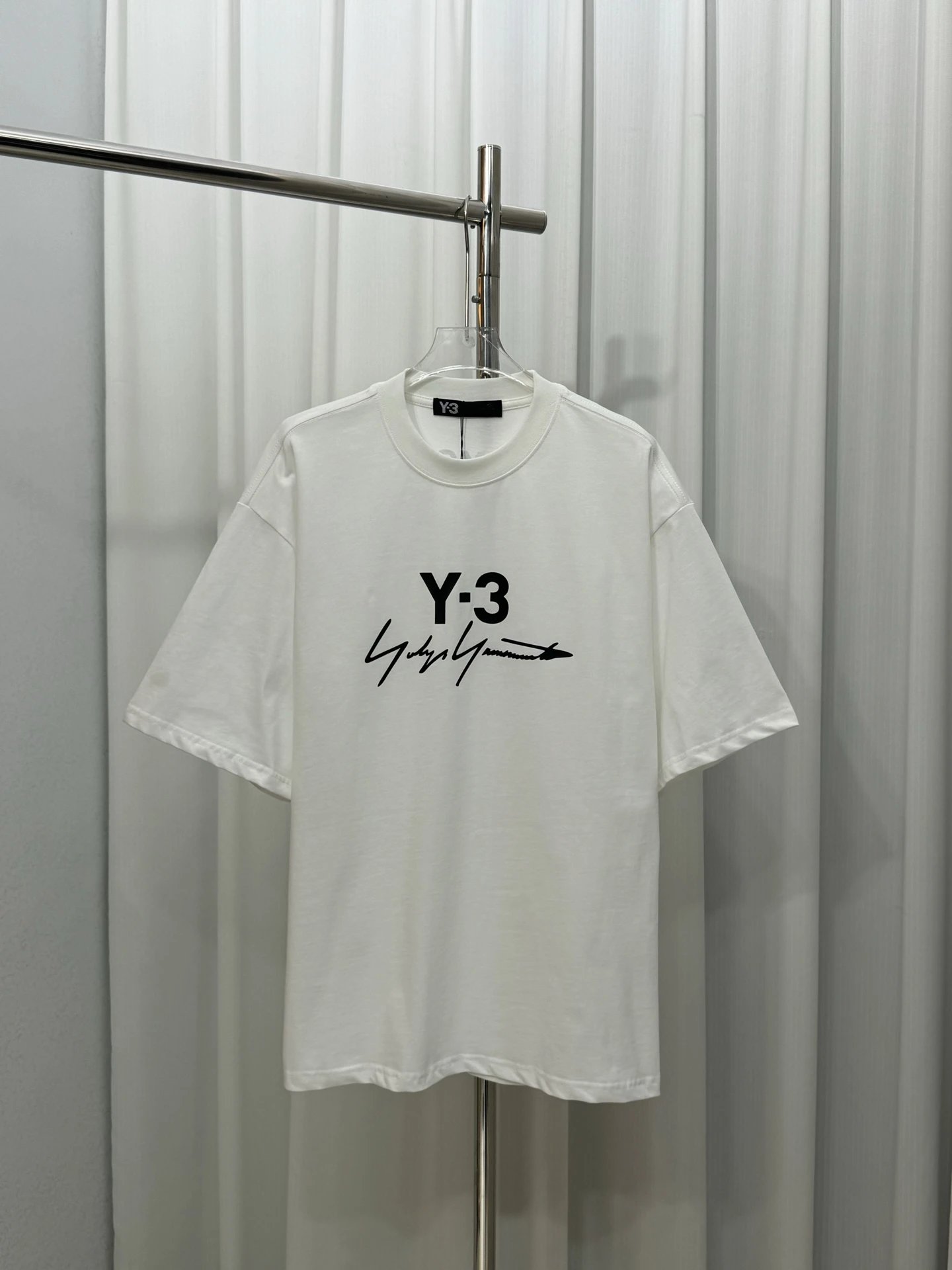 Y-3 T-Shirts Logo Print — WS-006