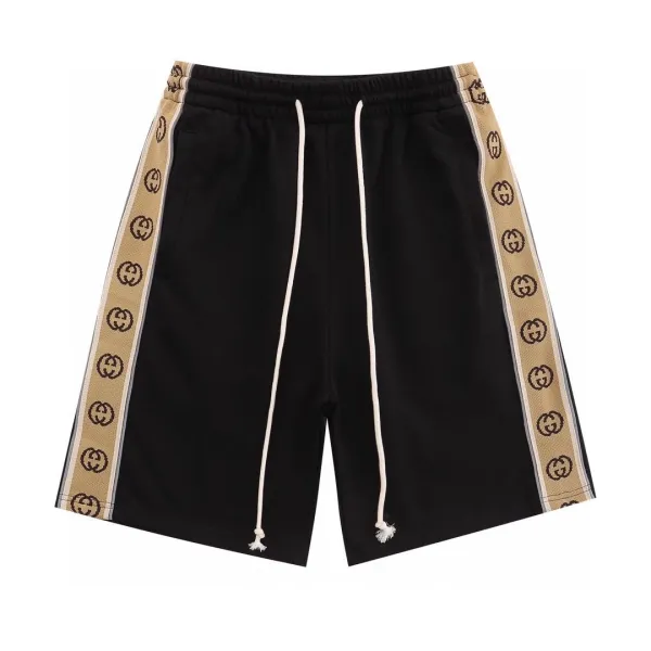 Design Give Embroidered Sweat Shorts Black - 16