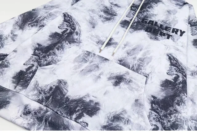 Gallery Dept. Tie-Dye Logo-Print Hoodie and Sweatpants Set product detail image 5
