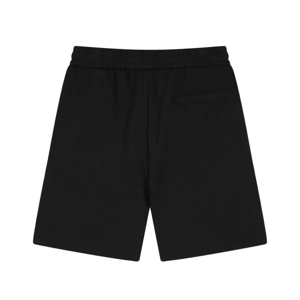 Design Give Embroidered Sweat Shorts Black - 31
