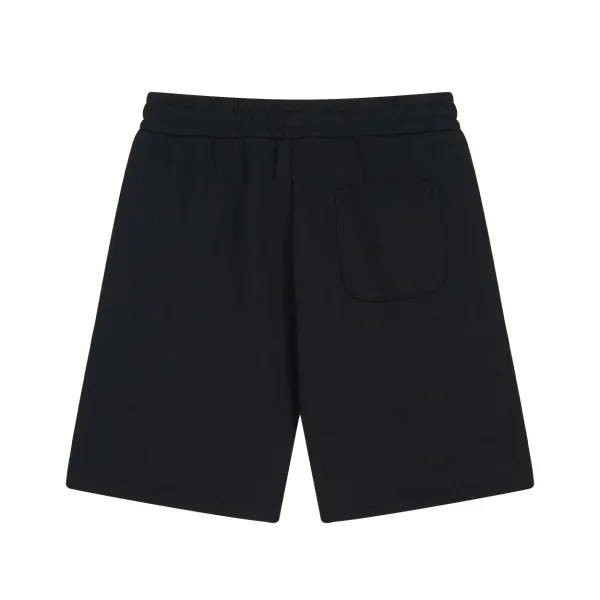 Design Give Embroidered Sweat Shorts Black - 57