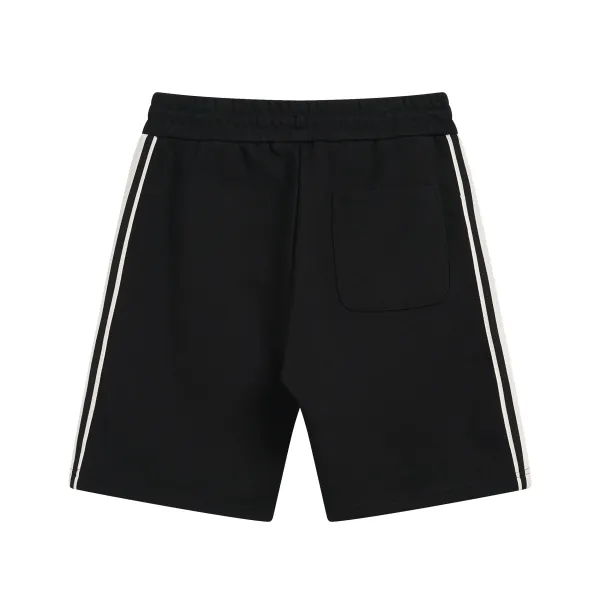 Design Give Embroidered Sweat Shorts Black - 80