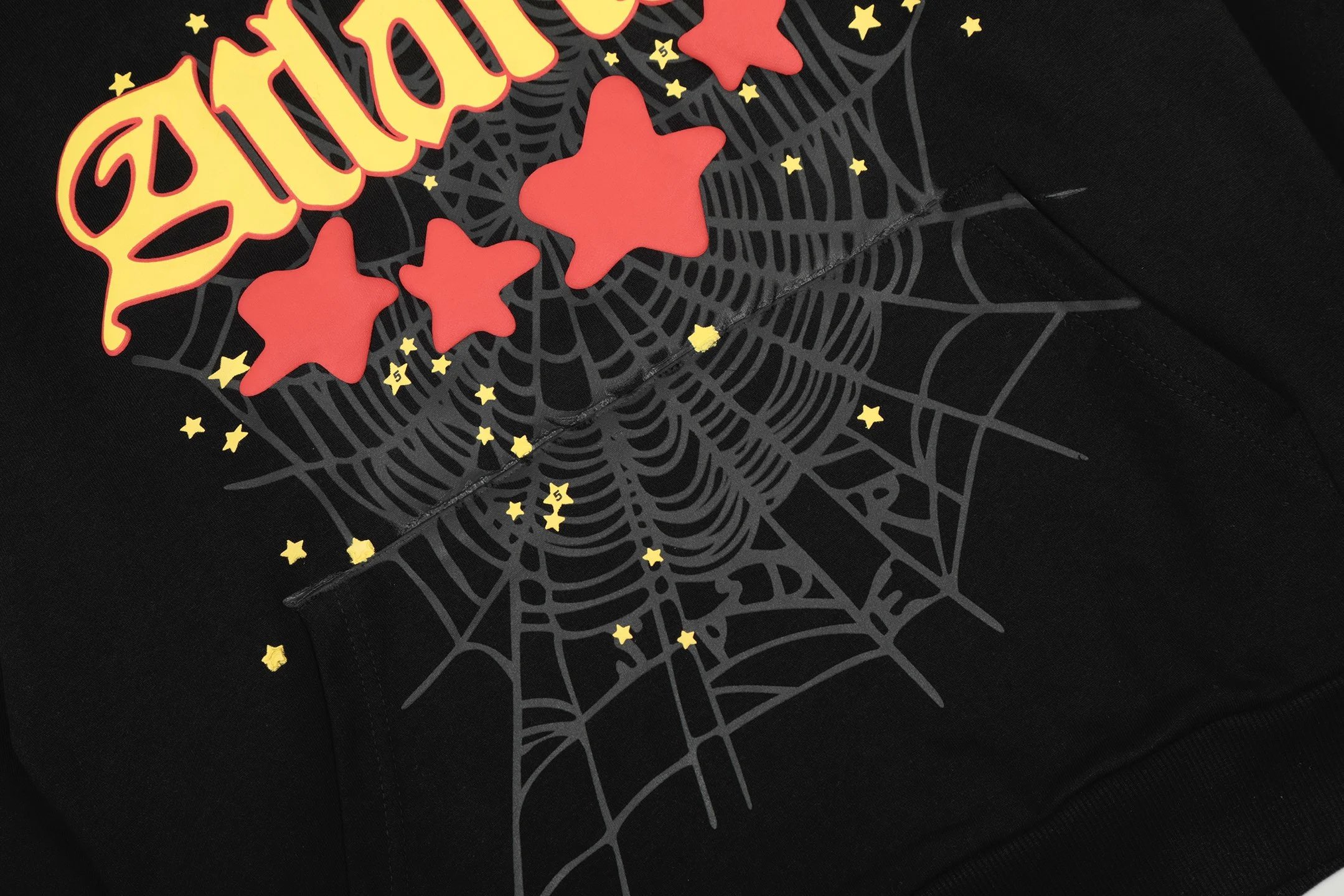 Sp5der Hoodies & Sweatshirts Spiderweb Print Pullover Hoodie image 9