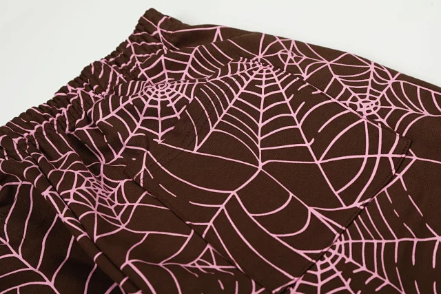 Sp5der Hoodies & Sweatshirts Spiderweb Print Pullover Hoodie product detail image 10