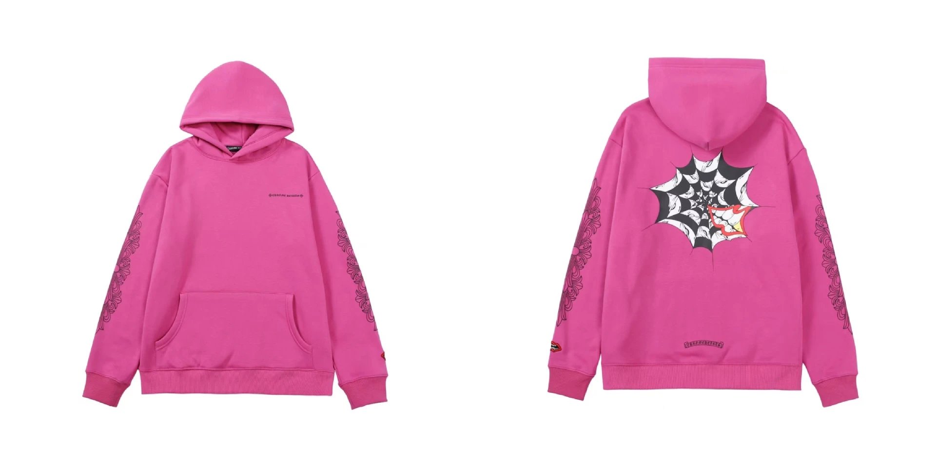 Chrome Hearts Hoodies & Sweatshirts Pullover Hoodie with Cross Graphics — BB-017