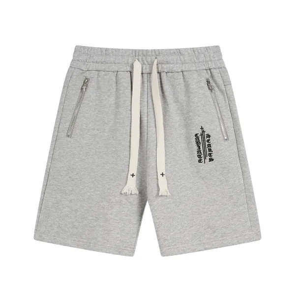 Design Give Embroidered Sweat Shorts Black - 54